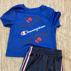 Champion shorts outfit
